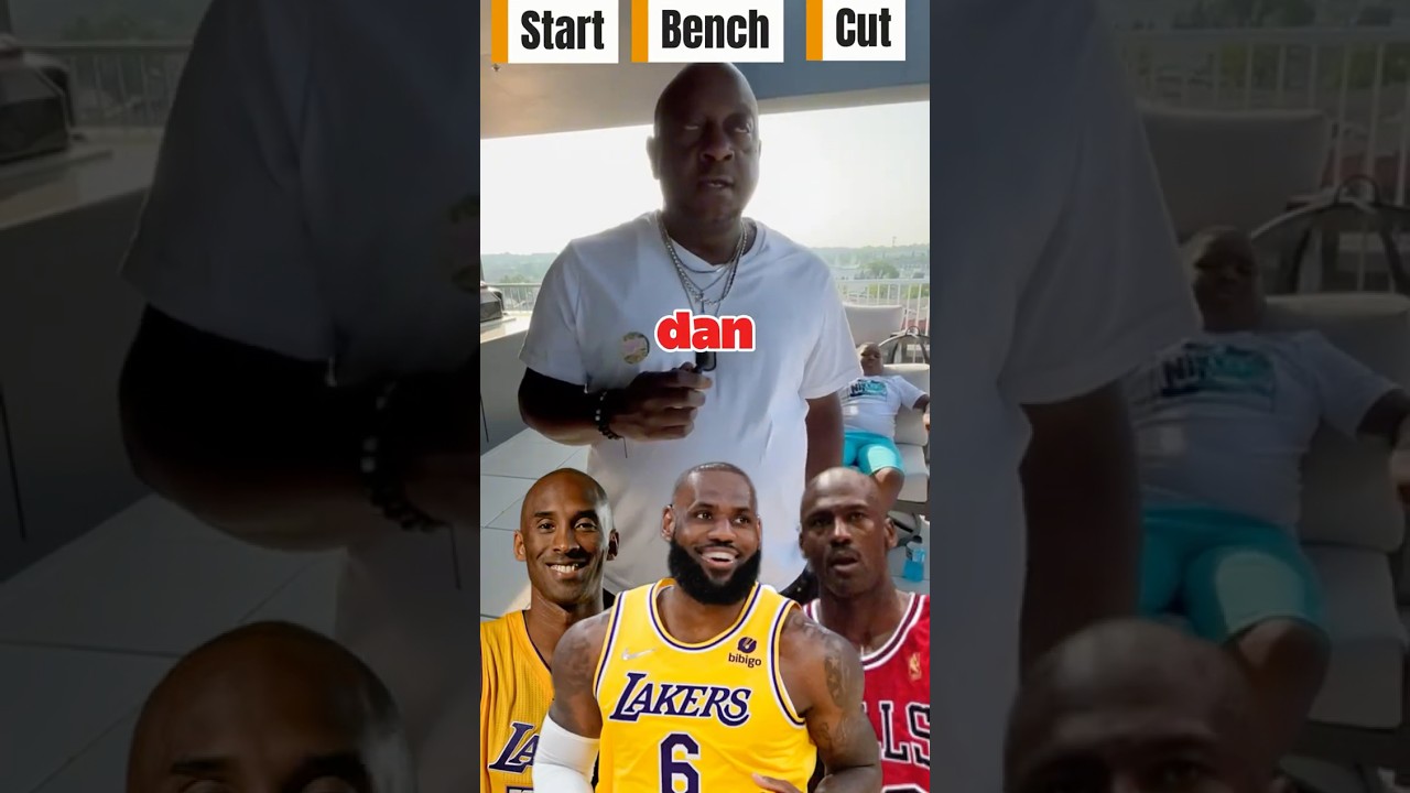NBA GOAT Start, Bench, Cut #nba #michaeljordan #kobebryant #lebronjames