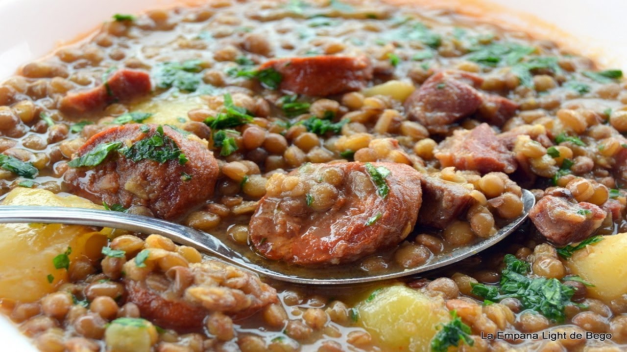 Lentejas con Chorizo y Jamón  Trucos