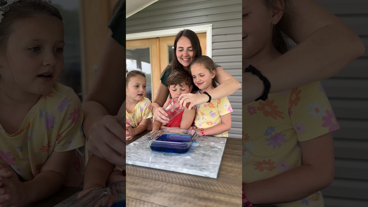 Fun Science Experiment! 🧪 #science #kidactivities #momlife #stem