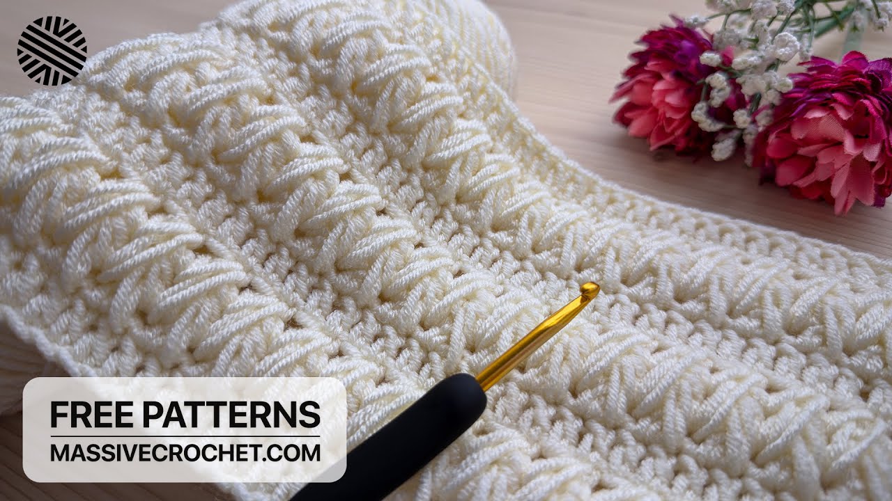 VERY EASY & UNUSUAL Crochet Pattern for Beginners!⚡️NEW Crochet Stitch for Baby Blanket & Bag
