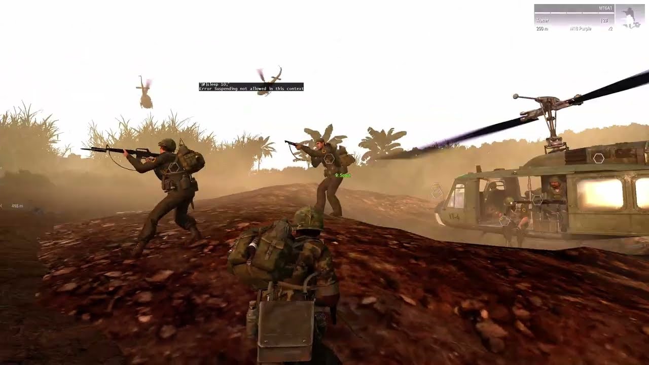 Arma 3 Prairie Fire SOG Huey Dropsite