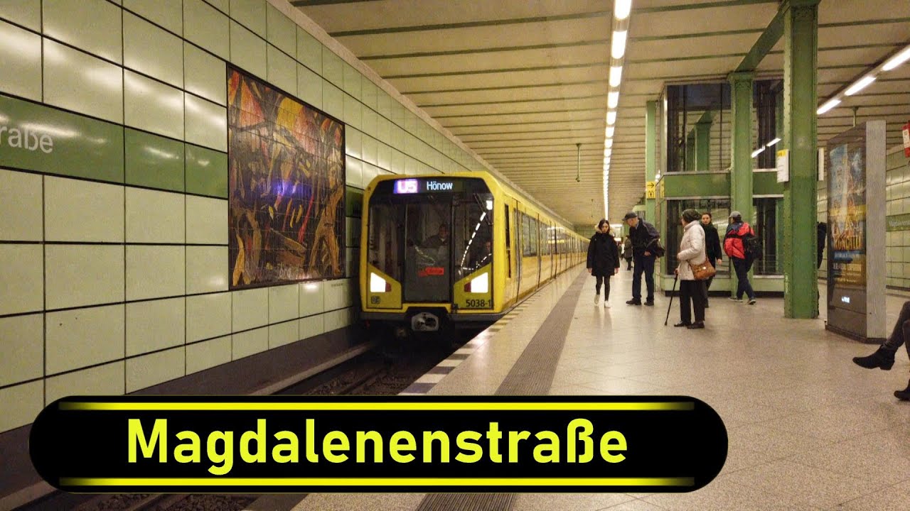 U-Bahn Station Magdalenenstraße - Berlin 🇩🇪 - Walkthrough 🚶