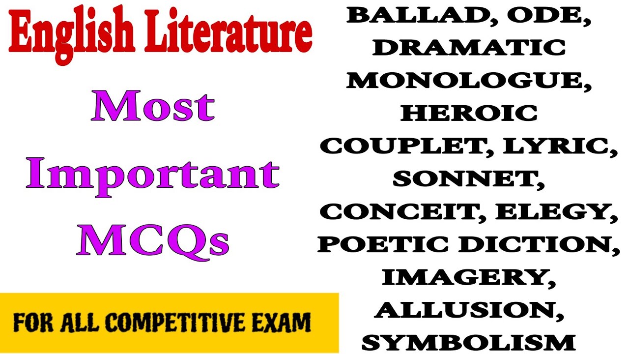 literary terms poetry   ||  literary terms in english literature  ||   literary terms in poetry