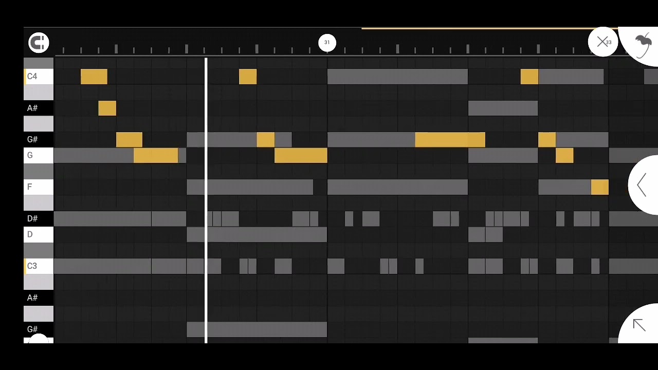 Fl studio mobile: close grand piano type beat 90bpm