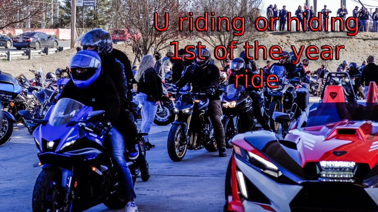 U riding or hiding 2026 | First of the year Ride #charlotte #motorcycle #travel