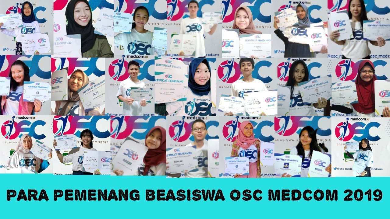 BEASISWA OSC BESERTA TIPS AND TRICK MENDAPATKANNYA DARI PARA PEMENANG OSC MEDCOM 2019