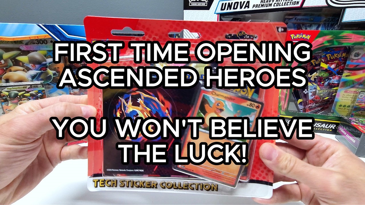 What a Surprise!! Opening Ascended Heroes Tech Sticker Collection