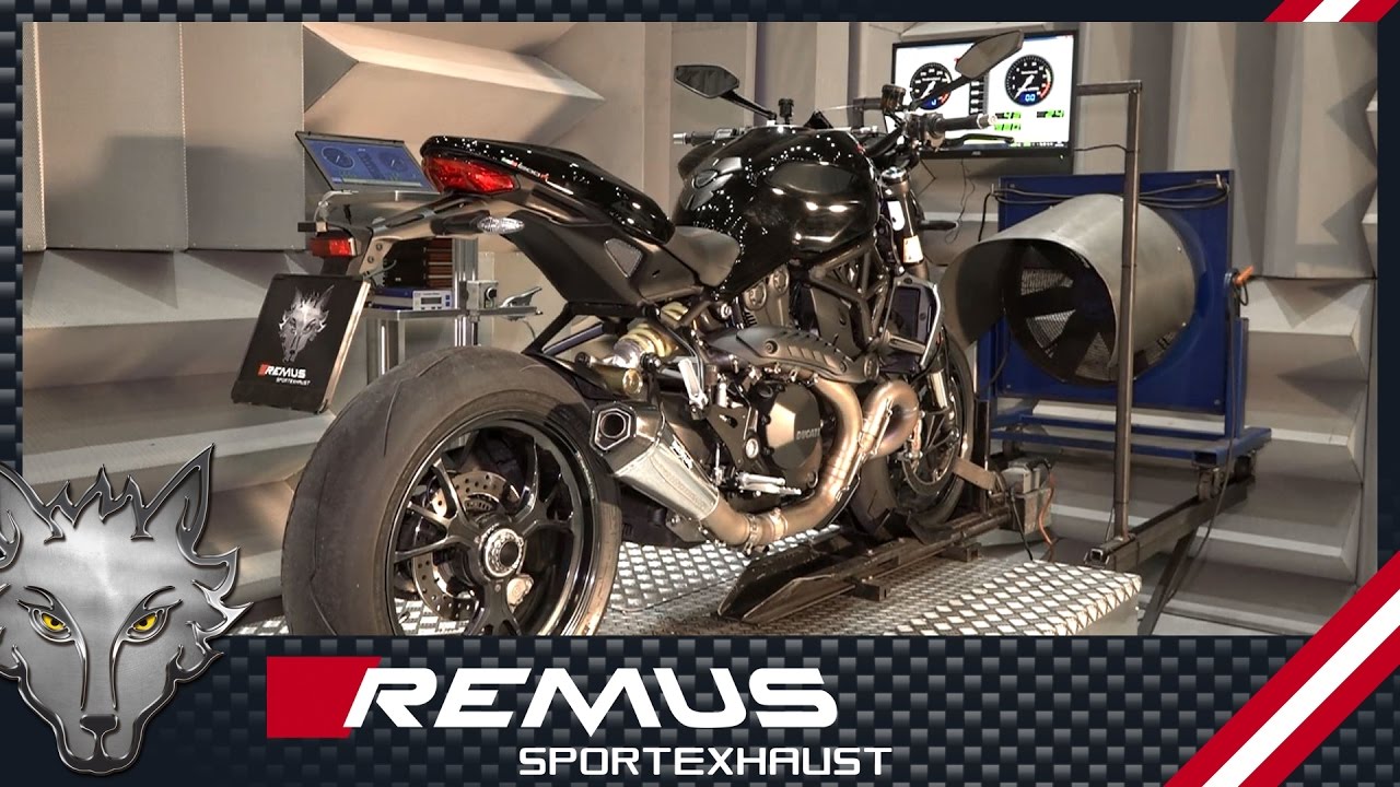 Ducati Monster 1200R Mod. 2016 with REMUS slip-on system