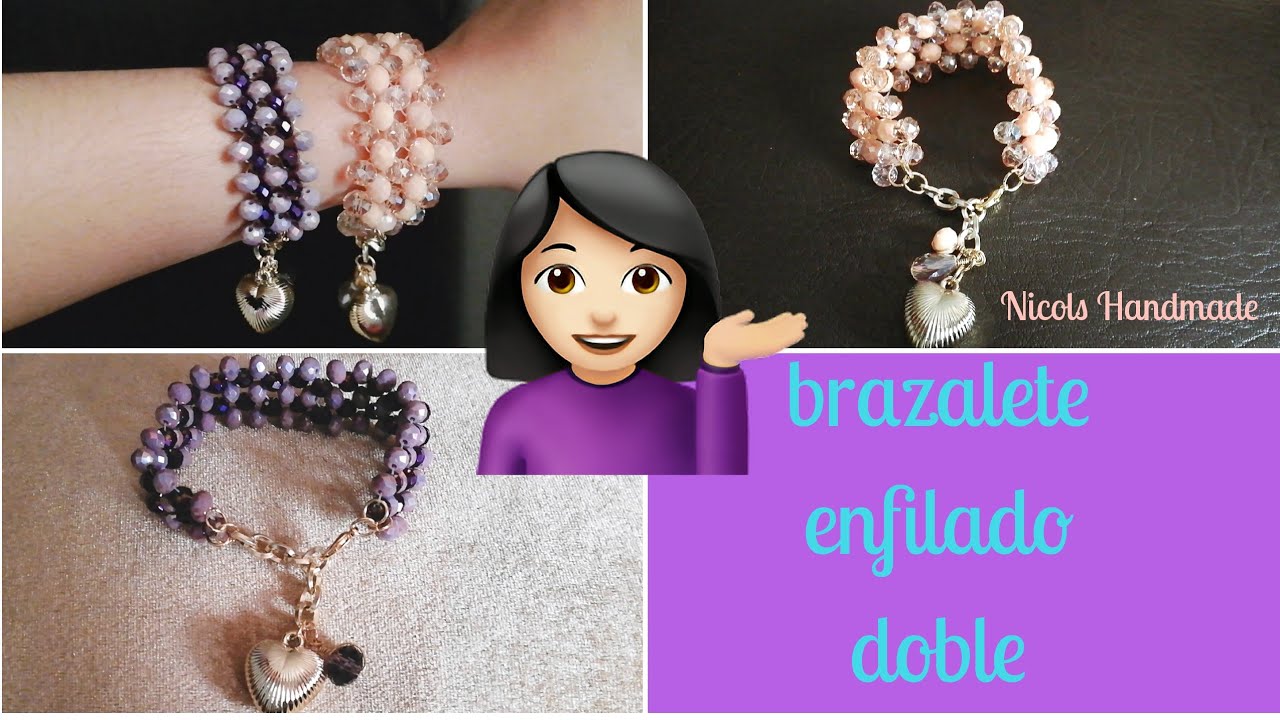 Brazalete enfilado doble