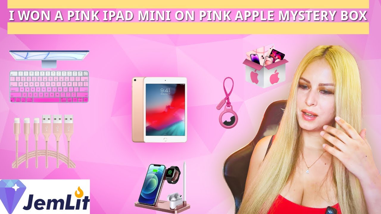 I WON an iPad Mini on Jemlit Apple Pink Mystery Box!