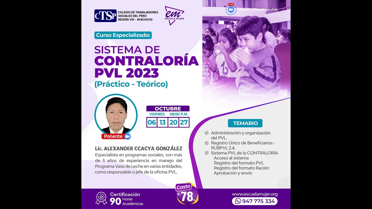 SISTEMA DE CONTRALORÍA DEL PROGRAMA VASO DE LECHE