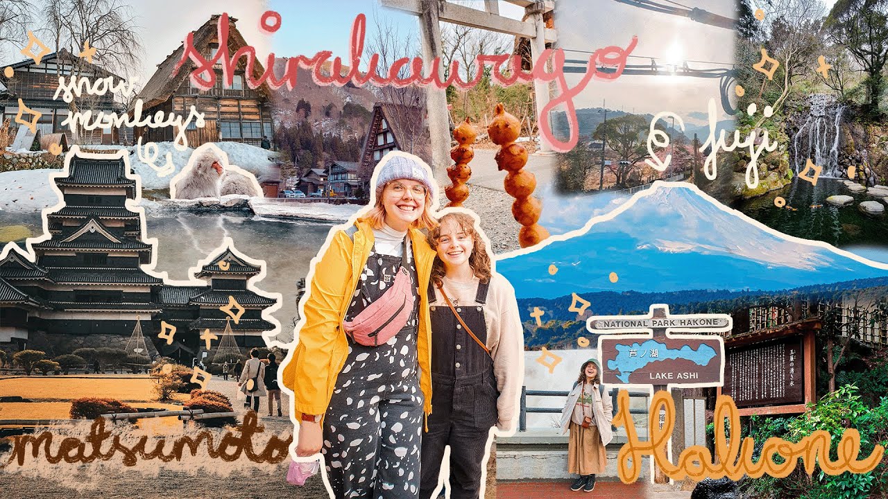 we saw Mt fuji! 🏔⛩️ // japan travel diaries, ep. 2: hakone, matsumoto, & shirakawago ﾟ+｡*ﾟ☆