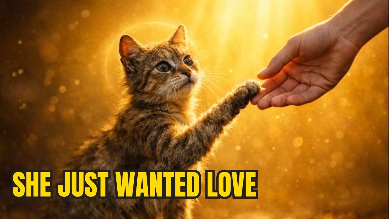 stray cat reached out for LOVE and found her divine purpose