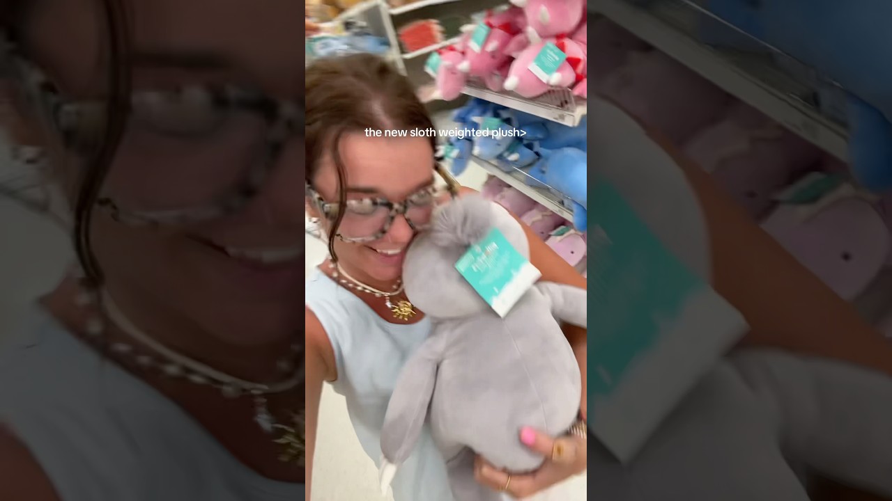 HES SO CUTIEEe #sloth #target #weightedplush #targetweightedstuffedanimals #weightedstuffedanimal