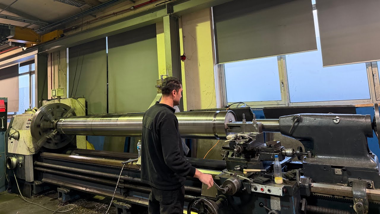 Welded Stainless Cylinder = Nightmare | Lathe Challenge in 4 Meters 350 Diameters🔥🚀