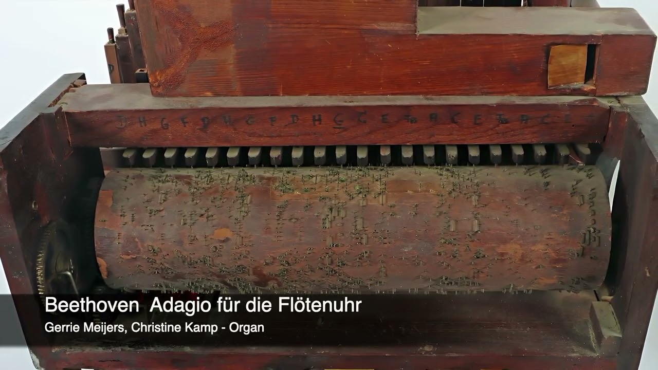 Beethoven: Adagio f&uuml;r die Fl&ouml;tenuhr, Gerrie Meijers & Christine Kamp, Organ Duo, LIVE
