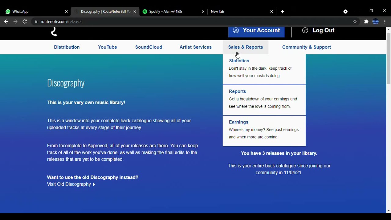 Claim Spotify account for route note users