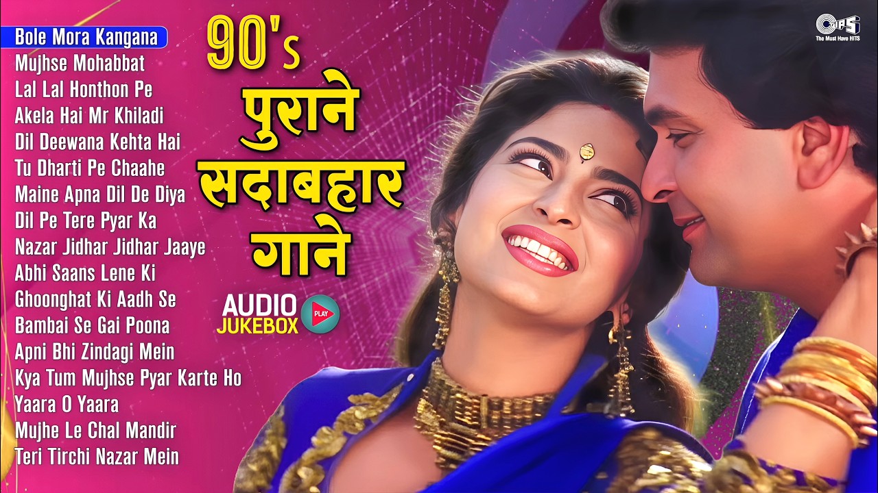 90's पुराने सदाबहार गाने | हिंदी सदाबहार गाने | 90's Evergreen Songs | Hindi Songs | 90's Sadabahar