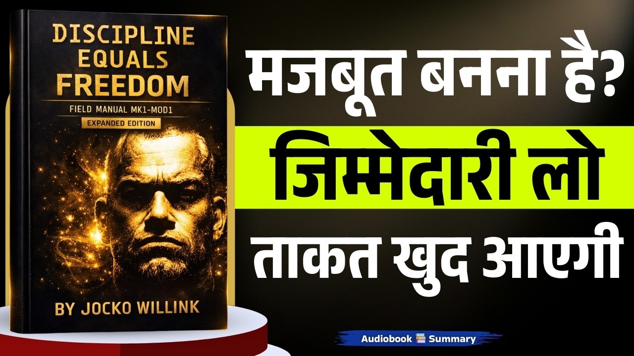 Discipline Equals Freedom | Victim Mode छोड़ो, Leader बनो |  Audiobook Summary | Audiobook hindi