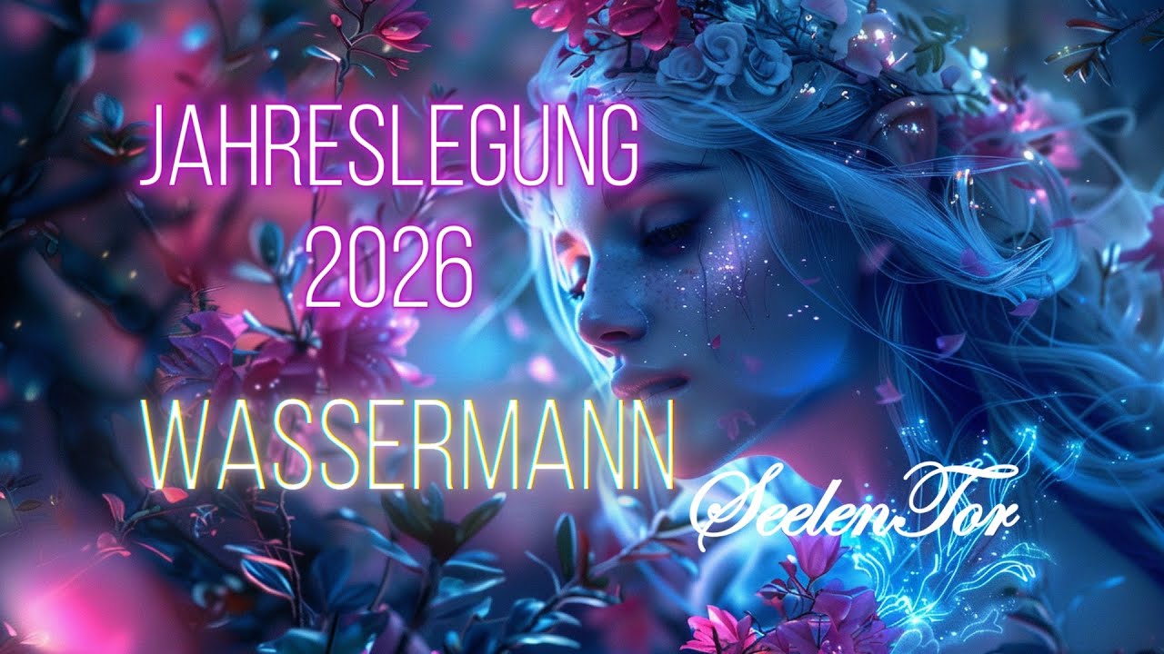 Jahreslegung 2026 Sternzeichen WASSERMANN♒Erlösung & Erfüllung 🩷#horoskop #wassermann #sternzeichen