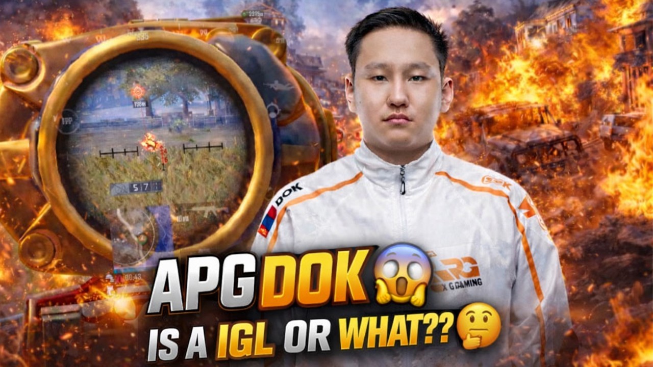 PUBG MOBILE MONGOLIA 🇲🇳 : APG DOK IS IGL OR WHAT?? 🤔😱APG DOK ULTIMATE ROYAL Highlights👑🔥