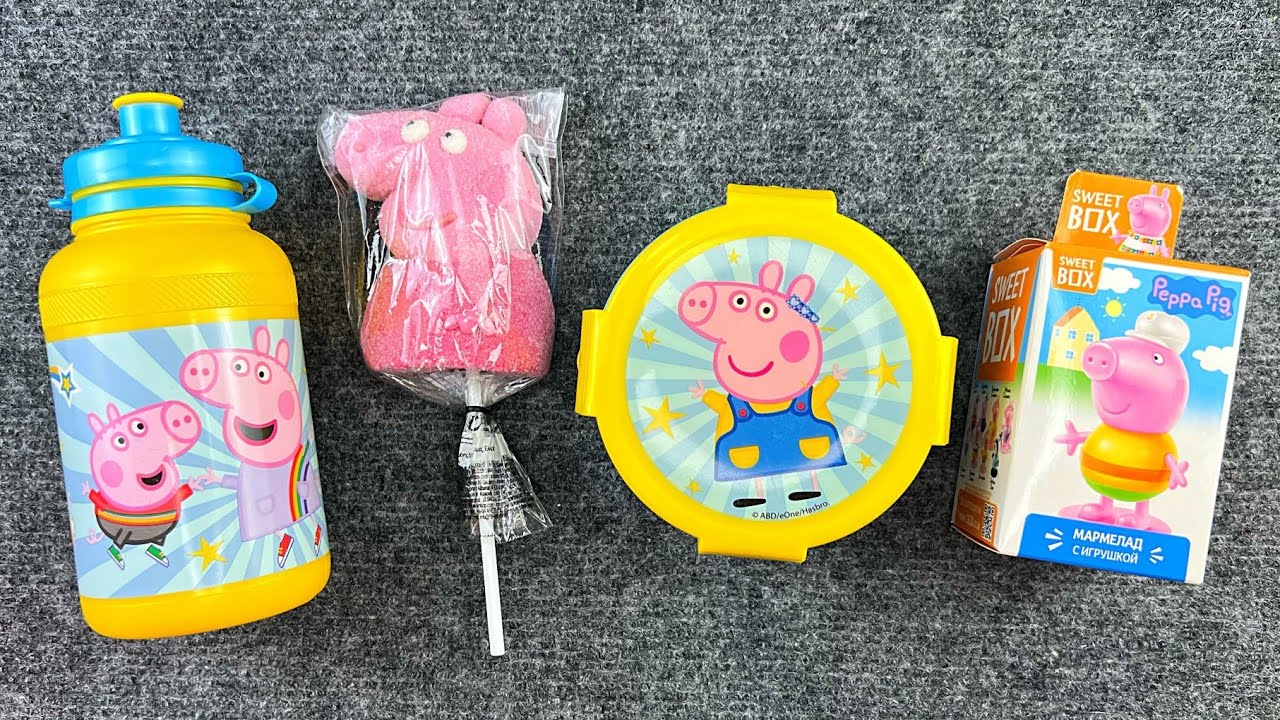 my favorite ASMR Candy🩵💛Egg Surprise Lollipop Chocolates & Toys Unpacking | Peppa Pig 