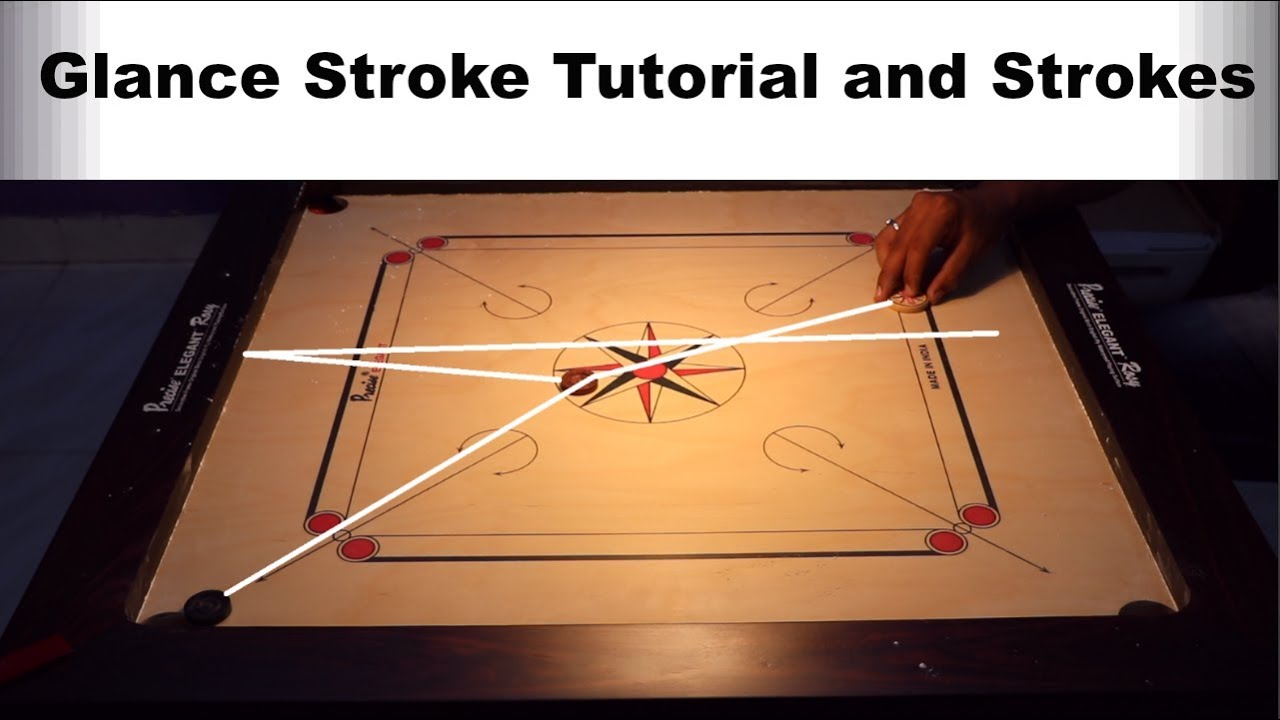 Hindi Carrom Coaching EP22 | Glance Stroke Tutorial