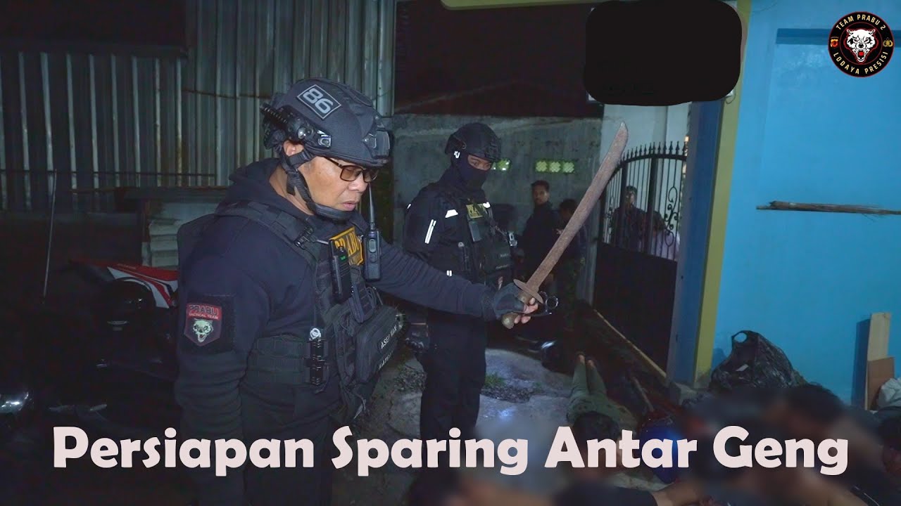 Para Remaja Yang Akan Melakukan Tawuran Antar Geng | Tim Prabu Lodaya Presisi