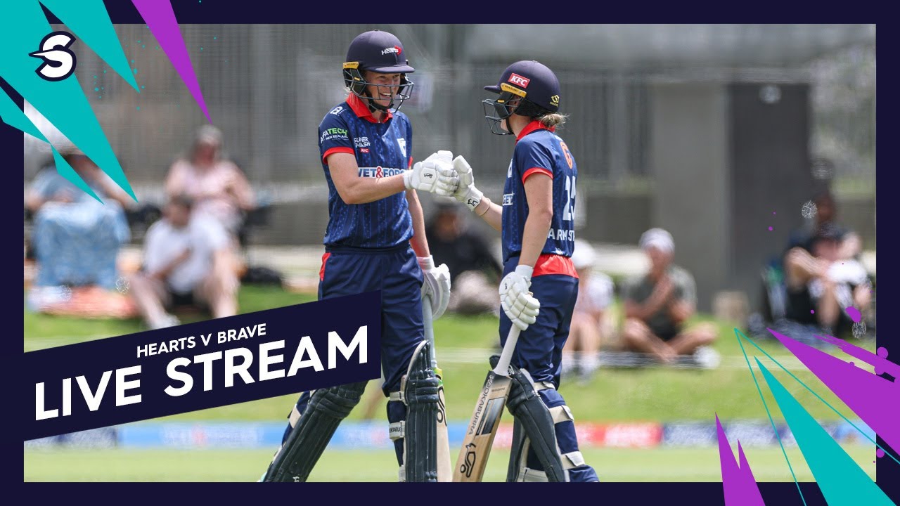 Super Smash LIVE | Auckland Hearts vs Northern Brave