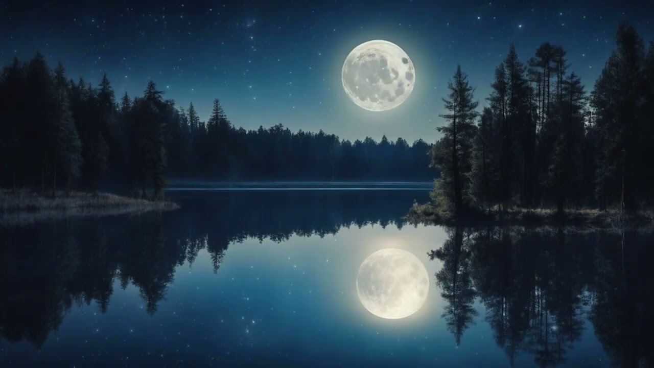Moonlit Lake – Relaxing Piano Sleep Music | Deep Sleep (90 Minutes)