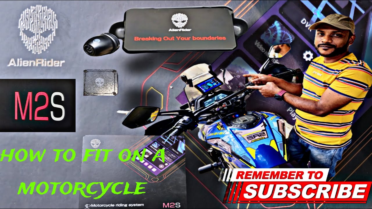 Alien Rider M2S Motorcycle Riding System Navigation  Android Auto #alienrider