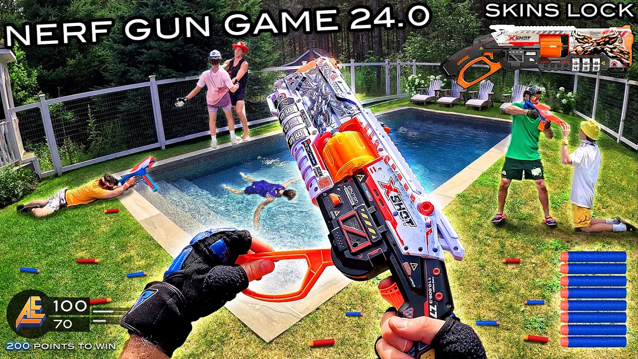 NERF GUN GAME 24.0 | (Шутер от первого лица Nerf!)