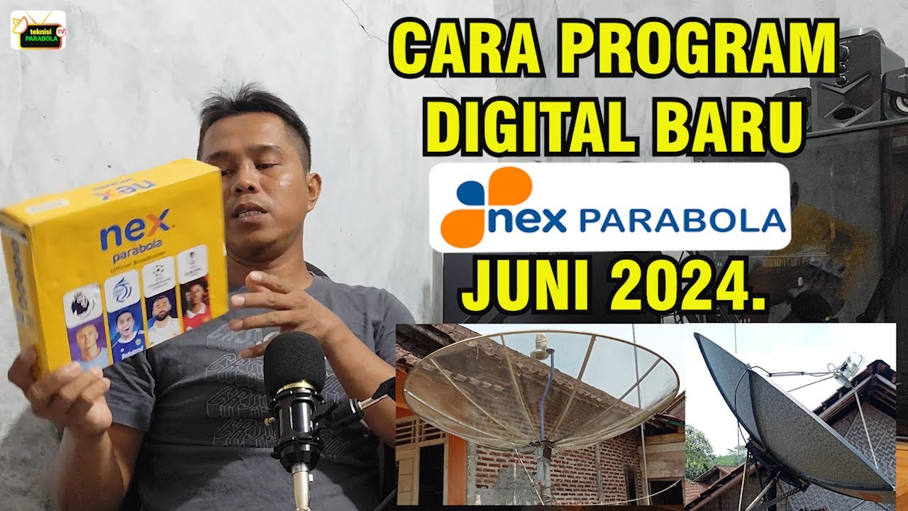 CARA PROGRAM/SETTING NEX PARABOLA kardus kuning telkom 4
