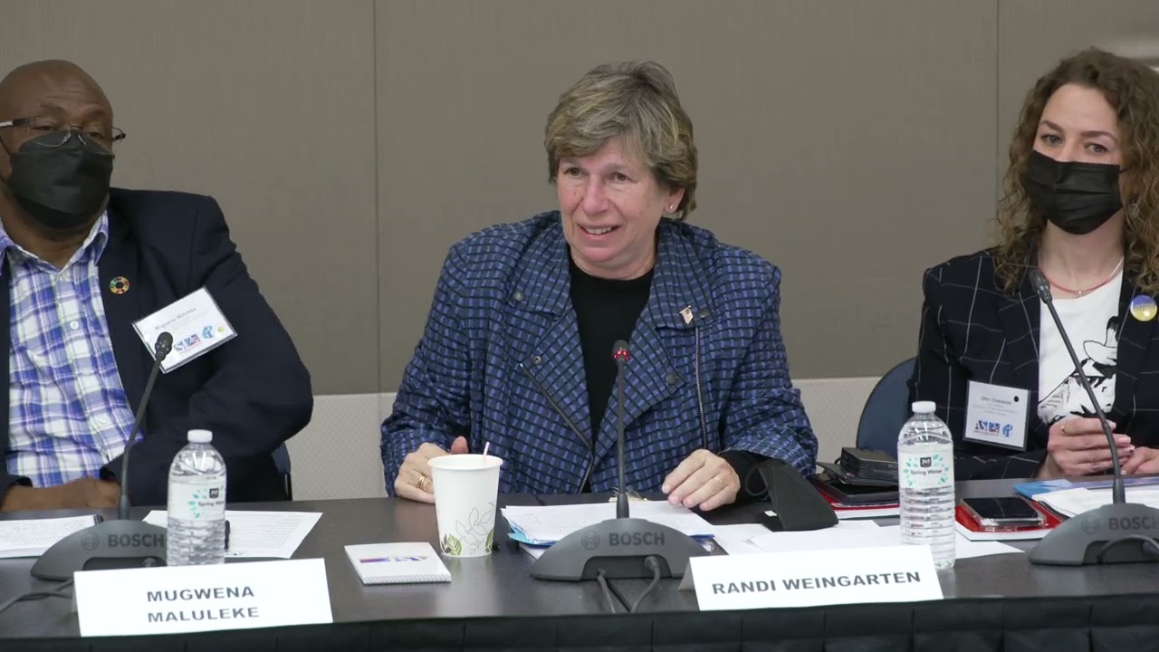 Randi Weingarten, President, American Federation of Teachers and Albert Shanker Institute