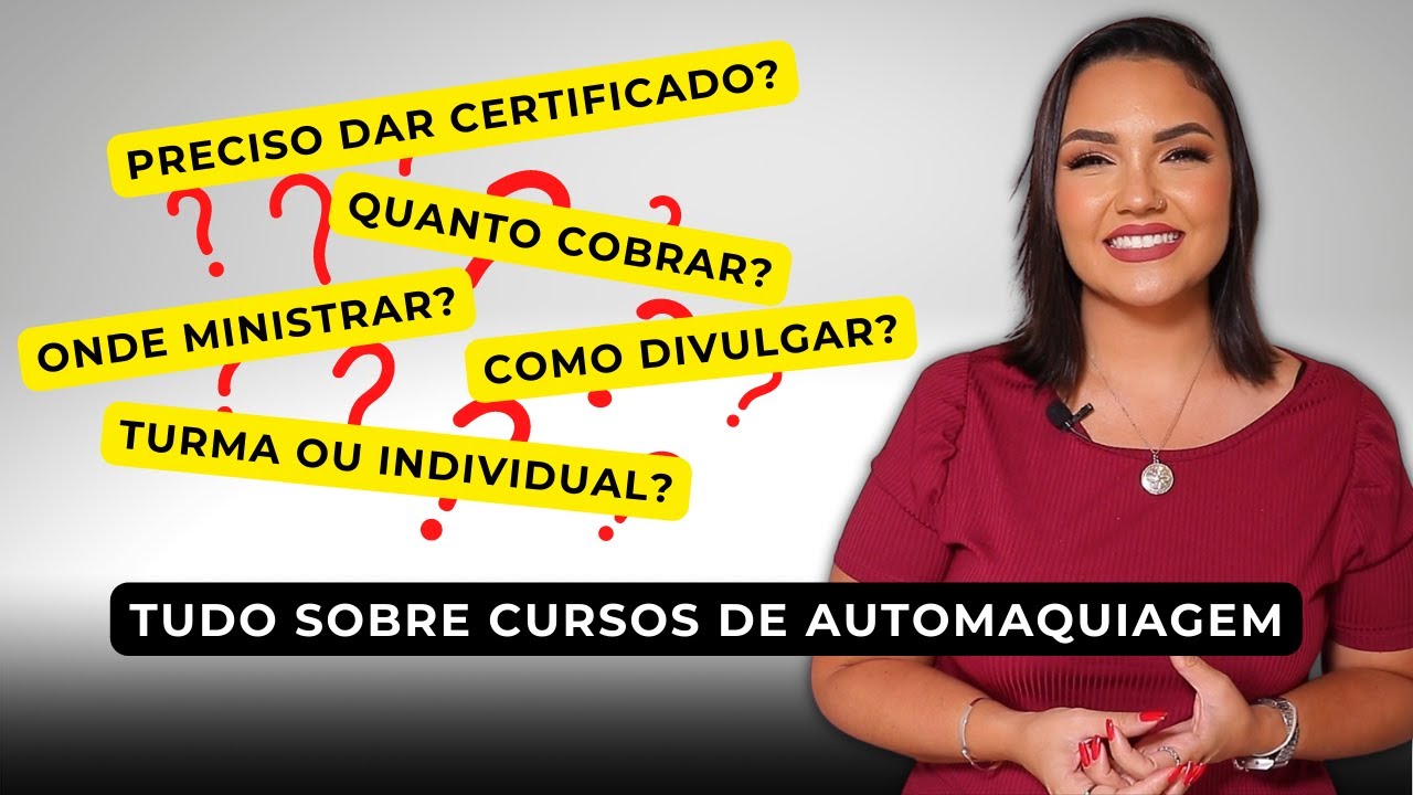 COMO DAR CURSO DE AUTOMAQUIAGEM - E AUMENTAR SEU FATURAMENTO COMO MAQUIADORA INICIANTE