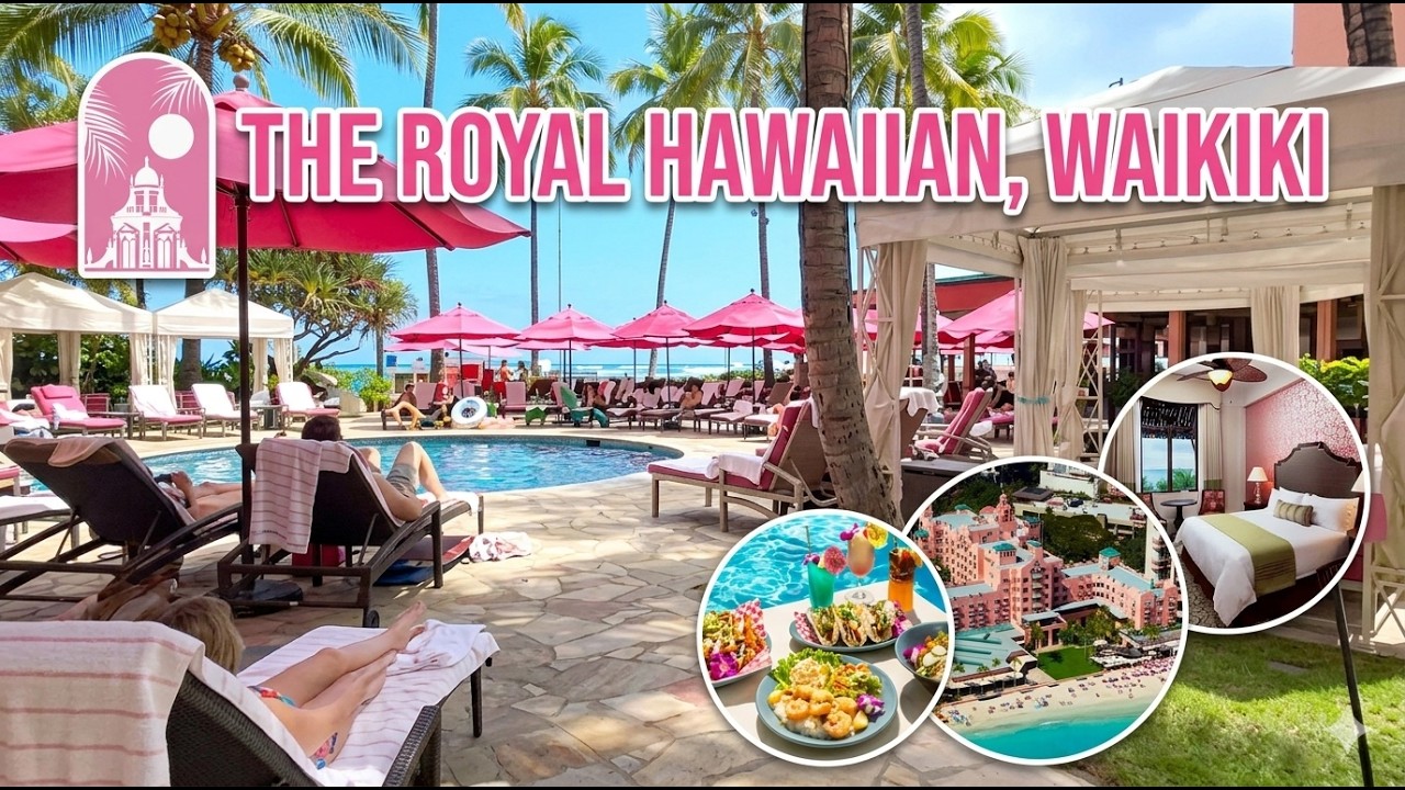 [4K] Hotel Tour | 🇺🇸 HONOLULU, The Royal Hawaiian, Waikiki 2025
