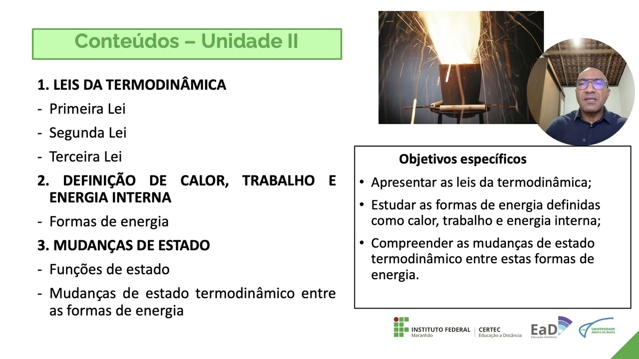 Aula de abertura - Físico Química I - Prof. Presley Serejo