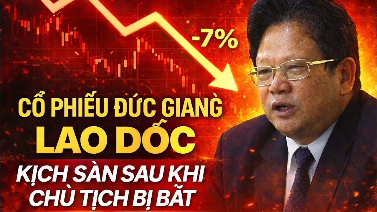 Cổ phiếu Hóa chất Đức Giang giảm kịch sàn khi Chủ tịch bị bắt