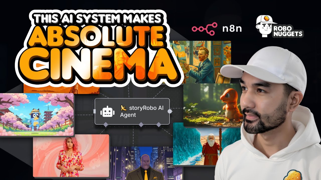 This Nanobanana System 🍌 makes Consistent Longform Films, Hourly (n8n no-code AI automation 🥚)