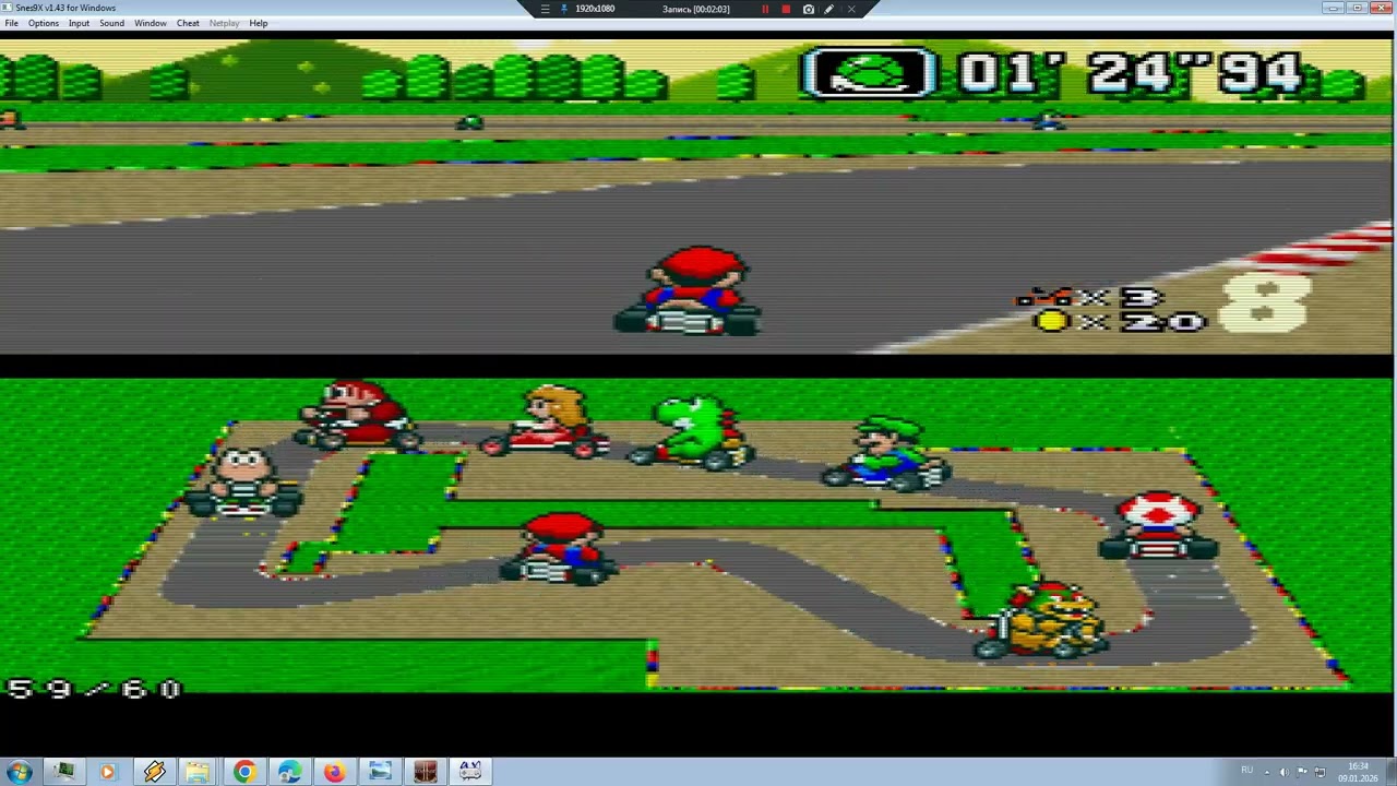 Super Mario Kart Первый взгляд
