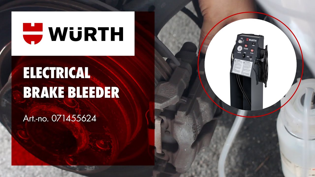 Wurth Electric Brake Bleeder Tutorial | Würth Malaysia