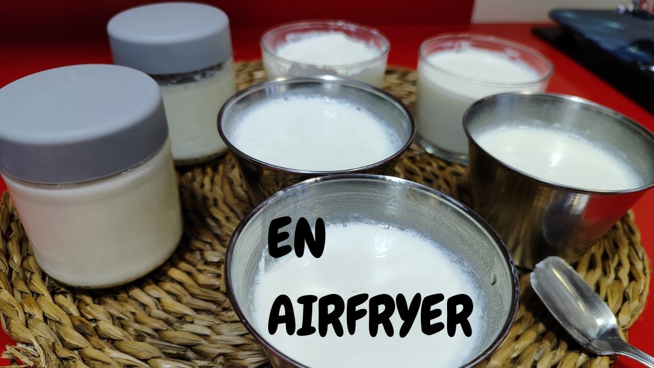 ❗YOGURES CASEROS EN FREIDORA DE AIRE❗RECETA EN COSORI TURBO BLAZE #airfryer #cosori