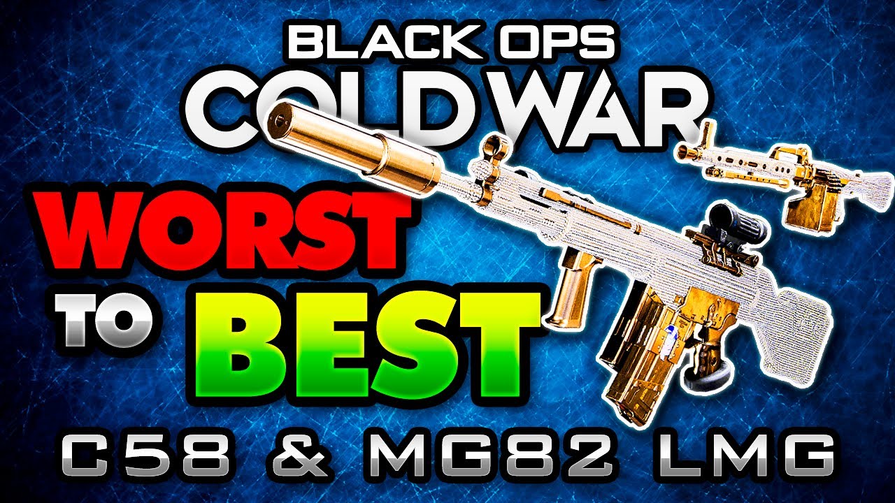 MG82 & C58 Review - WORST to BEST Black Ops Cold War! (Season 4)