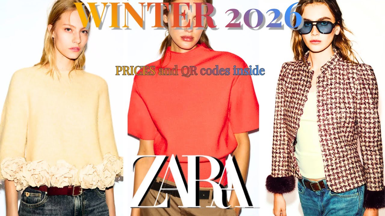Новая коллекция женской одежды ZARA зима 2026! Отсканируйте и купите в феврале!