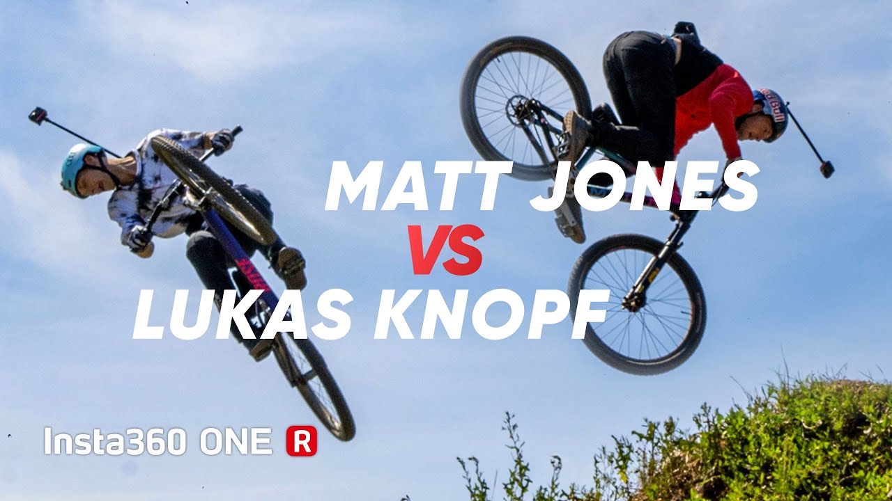 Matt Jones VS Lukas Knopf: MTB Showdown with Insta360 ONE R