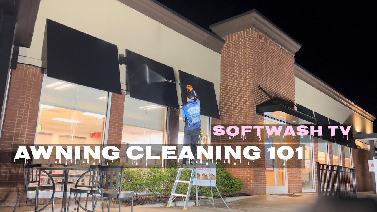 How to Clean & Maintain Outdoor Fabric Awnings | Pressure Washing Tips