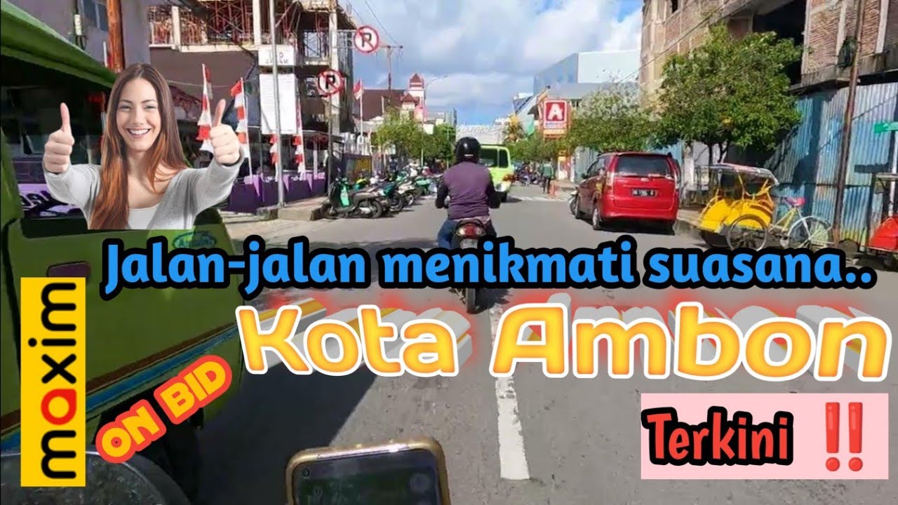 Ambon Motovlog | Pantauan terkini kota Ambon | 🔴 Live On bid santai #maxim #taxseedriver