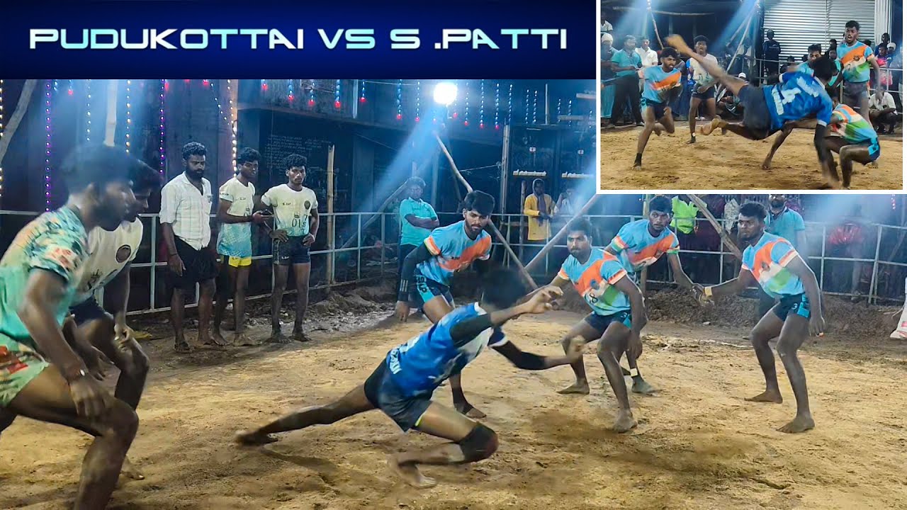 Pudukottai Vs S.patti |  Lingavadi Match 2025 | Vj sports