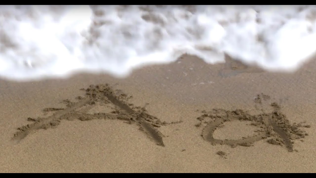 English Alphabet Sand Letters!