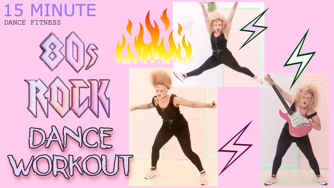 80S ROCK DANCE WORKOUT PART 1 | FUN DANCE FITNESS | GUNS N ROSES | BON JOVI | JOURNEY | QUEEN |